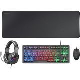 Mars Gaming Mcp-rgb3 Kit Gaming Mouse Keyboard Headset Mouse Pad Portugal QWERTY