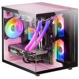 Mars Gaming - Mcviewp - PC-Behuizing - Zwart - Gehard Glas - Dual-Chamber