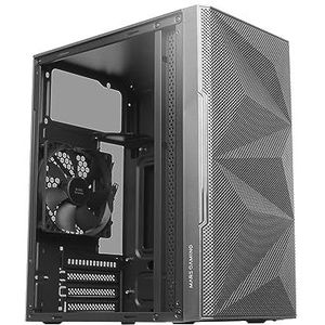 Mars Gaming - Mc1500 - Pc-behuizing - Transparant - MESH Voorpaneel - Gehard Glas