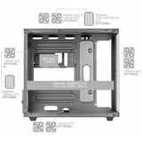 Mars Gaming - MC-NOVAM - PC Behuizing - Zwart - Gehard Glas