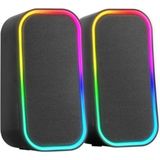MS-OM - Bluetooth Luidsprekers - 20 W - RGB Verlichting - Bluetooth 5.3