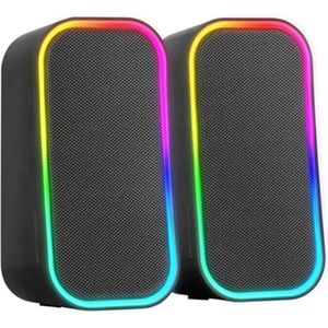MS-OM - Bluetooth Luidsprekers - 20 W - RGB Verlichting - Bluetooth 5.3