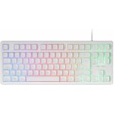 Mars Gaming MK023 - Gaming Toetsenbord - Wit - Hybride H-Mech Technologie - FRGB Regenboogverlichting