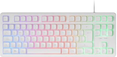 Mars Gaming MK023 - Gaming Toetsenbord - Wit - Hybride H-Mech Technologie - FRGB Regenboogverlichting