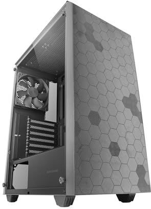 Mars Gaming - MC-Q3 - PC Behuizing - Zwart - Gehard Glas - Inclusief 120 mm Ventilator