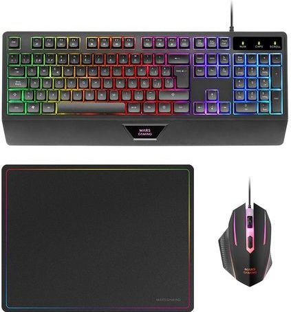 Mars Gaming - MCP124 - Gamingmuis - Toetsenbord - RGB - Ergonomisch