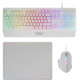 Mars Gaming - MCP124 - Gaming Set - RGB - Ergonomisch Toetsenbord - Muis - Nano Speelmat