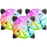 Mars Gaming - MF-3A - ARGB Ventilator - 120mm - Zwart/Wit - FDB Lagertechnologie