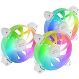 Mars Gaming - Mf-3a - Ventilator - Zwart - 120mm - ARGB 3-Fan Kit