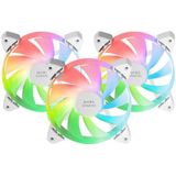Mars Gaming - Mf-3a - Ventilator - Zwart - 120mm - ARGB 3-Fan Kit