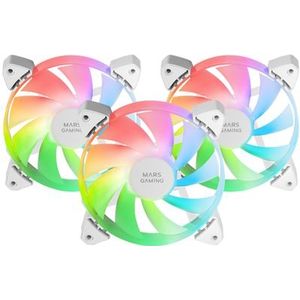 Mars Gaming - Mf-3a - Ventilator - Zwart - 120mm - ARGB 3-Fan Kit