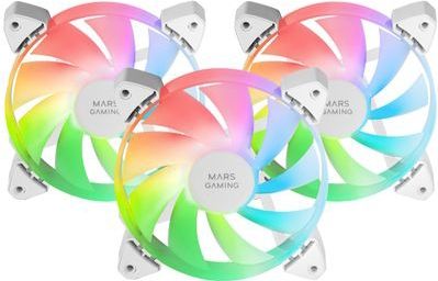 Mars Gaming - Mf-3a - Ventilator - Zwart - 120mm - ARGB 3-Fan Kit