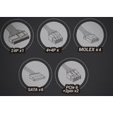 Mars Gaming - MPIII750 Voeding - Zwart - 750W