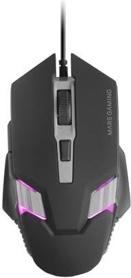 Mars Gaming - MM024 - Muis - Zwart - Optische Sensor - 4000 DPI