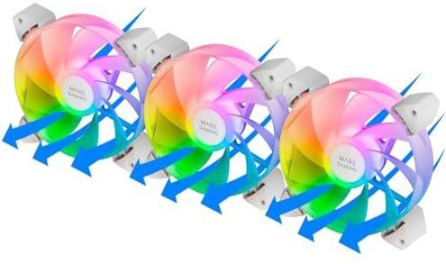 Mars Gaming - Mf-3ar - Ventilatoren Set - 3 Eenheden - 120mm - ARGB