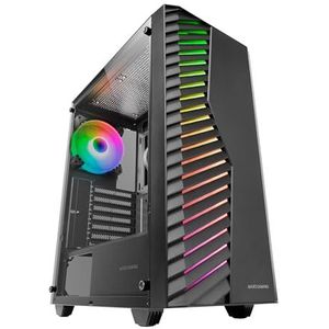 Mars Gaming - MC-VOLT - PC Behuizing - Zwart - Gehard Glas - ARGB-ventilator