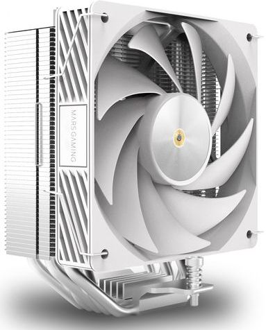MARS GAMING MCPU-X5 - CPU-koellichaam - 280 W TDP - Wit - 5 x Heatpipes HCT - PWM SI Ventilator 120 mm