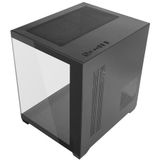 MC-VIEW2 Gaming Behuizing - Zwart - Gehard Glas - Ventilator inbegrepen