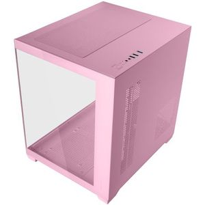 MC-VIEW2 - Gaming Behuizing - Zwart - Geharde Glas - Compact Ontwerp