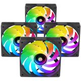 MF-SI4KIT - Ventilatiesysteem - Zwart - ARGB - Inclusief Afstandsbediening