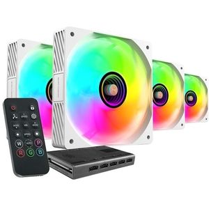 MF-SI4KIT - Ventilatiesysteem - Zwart - Met Afstandsbediening - ARGB Verlichting