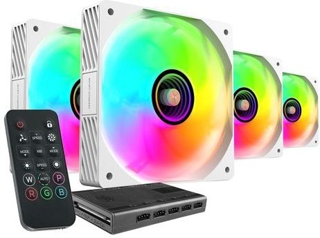 MF-SI4KIT - Ventilatiesysteem - Zwart - Met Afstandsbediening - ARGB Verlichting
