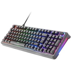 MKPRO Mechanisch Toetsenbord - Zwart en Wit - Full-Size - RGB-Verlichting