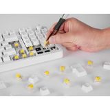 MARS GAMING MKPRO - Toetsenbord - RGB Chroma - Mechanisch - Wit - Switches Hot-Swap