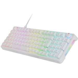 MARS GAMING MKPRO - Toetsenbord - RGB Chroma - Mechanisch - Wit - Switches Hot-Swap