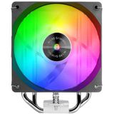 Mars Gaming - MCPU-X4ARGB - CPU-Koeler - Zwart - 220W TDP - 4x HCT-Heatpipes - 120mm PWM-Ventilator