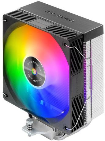 Mars Gaming - MCPU-X4ARGB - CPU-Koeler - Zwart - 220W TDP - 4x HCT-Heatpipes - 120mm PWM-Ventilator