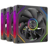 Mars Gaming - MF-LINKFINITYKIT2R - Ventilator - 3 Eenheden - 120mm - ARGB Verlichting