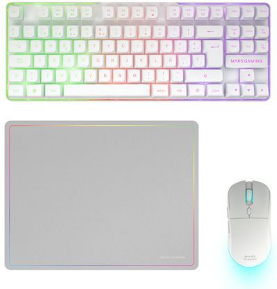 Mars Gaming - MCPWTKL - Draadloze Gaming Combo - Toetsenbord en Muis