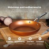 SAN IGNACIO Origen | anti-aanbakpannen | 2-delige set met een diameter van 16 en 20 cm en 2 beschermers | gemaakt van gesmeed aluminium | pannenset | geschikt voor alle soorten keukens