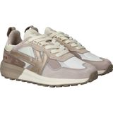 Kaotiko - Detroit - Sneakers - Wit/Goud - Leer en Mesh