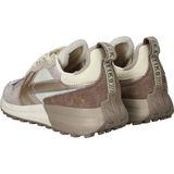 Kaotiko - Detroit - Sneakers - Wit/Goud - Leer en Mesh