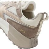 Kaotiko - Detroit - Sneakers - Wit/Goud - Leer en Mesh