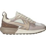 Kaotiko - Detroit - Sneakers - Wit/Goud - Leer en Mesh