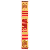 smartketing Officiële sjaal 1909 | Gedetailleerd met het selectiescherm en de wereldster - afmetingen 130 x 20 cm, volwassenen, uniseks, rood, ST