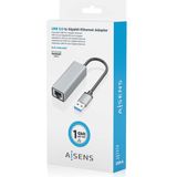 Aisens - A106-0897 - Netwerkadapter - Grijs - USB - RJ45 - Ethernet LAN - Snoer