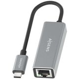 Aisens - A109-0898 - Netwerkadapter - Grijs - Met Snoer - USB-C - RJ45 - Ethernet LAN - USB 3.2