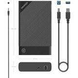 Aisens Ase-3529b Externe Behuizing - Externe Behuizing voor 3.5-inch SATA Schijven - USB 3.0 - Zwart