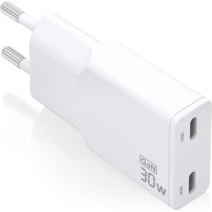AISENS ASCH-30W2P048-W - Router - Compact - Galliumnitride - 2 USB Type-C Aansluitingen