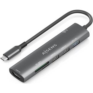 Aisens - ASUC-7P027 - Hub USB - Grijs - Met Snoer - Plug and Play