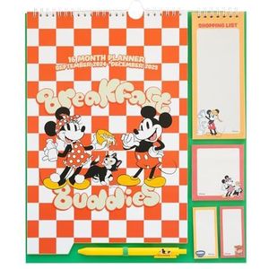 Grupo Erik Wandkalender 2024 2025 Disney Classic - 16 maanden van September 2024 tot December 2025 - Wekelijkse planner bord - Wekelijkse planner voor het gezin