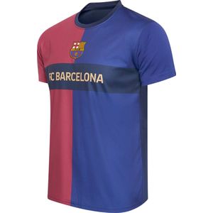 FC Barcelona - Jubileum Shirt - Blauw - Rood - 100% Polyester