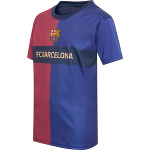 FC Barcelona - Thuis Shirt - Voetbalshirt Kinderen - Granaatrood en Donkerblauw - 24/25
