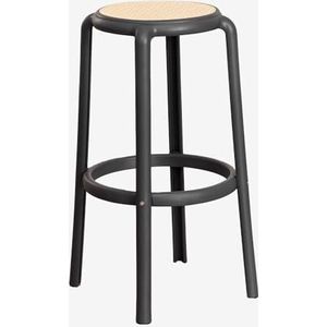 Hoher Omara-Hocker Grau Graphit - Sklum