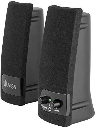 NGS - 290034 - PC-luidsprekers 2.0 - Zwart - Met Snoer