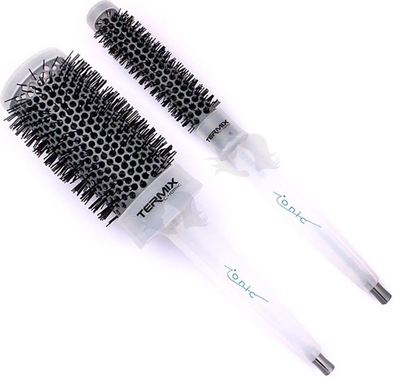 Ronde kwast Termix C-Ramic Ionic Wit (Ø 12 mm)